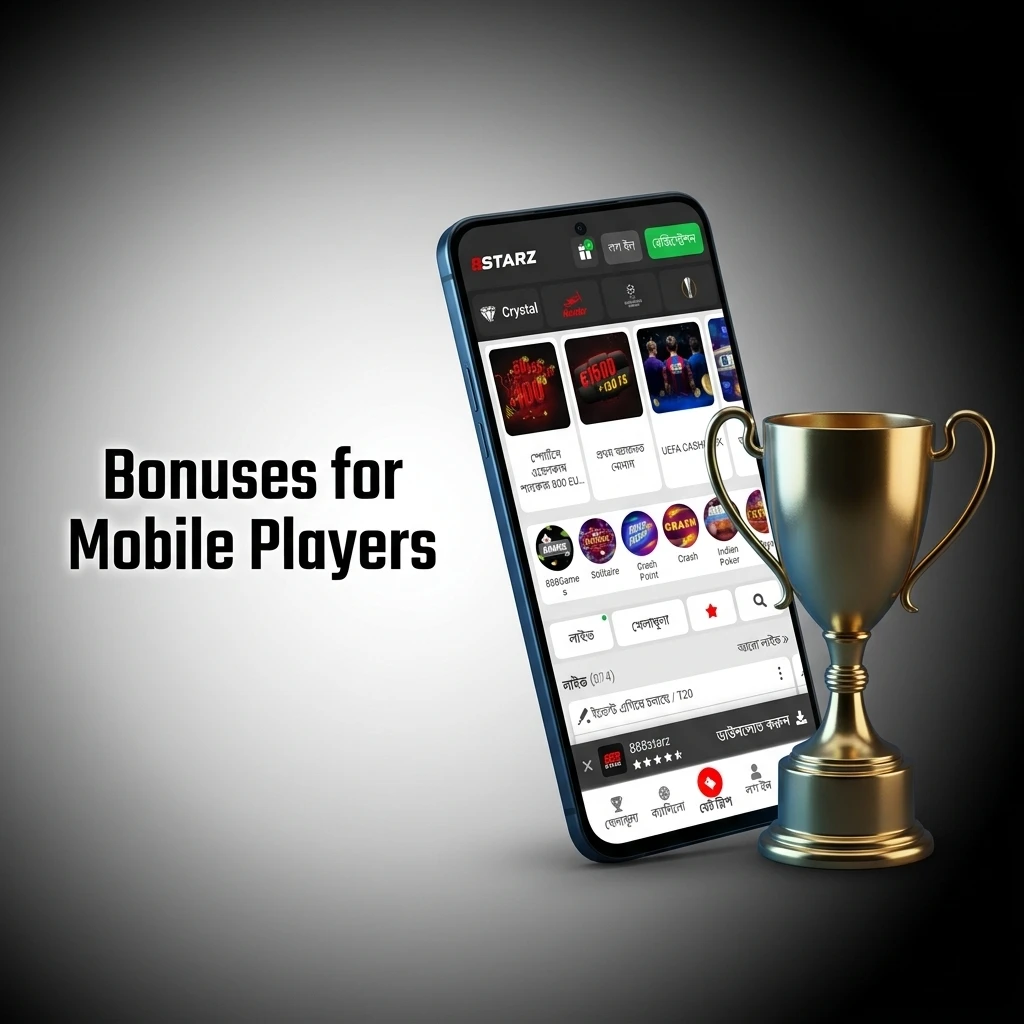 888starz Bangladesh mobile app bonuses including welcome package, reload offers, free bets and cashback deals