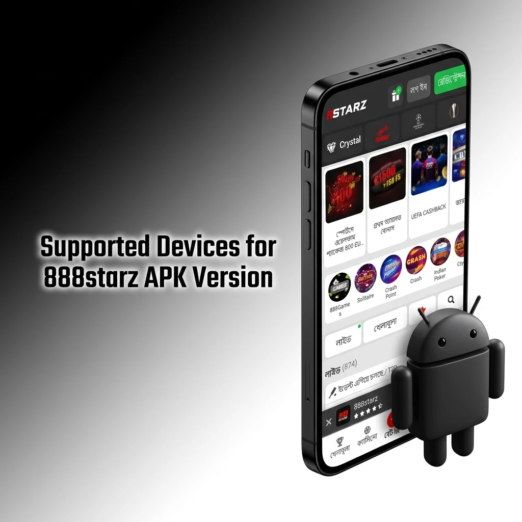 888starz APK supported Android devices table showing compatible Samsung, Sony, Huawei, OnePlus, Oppo, Google, Xiaomi models
